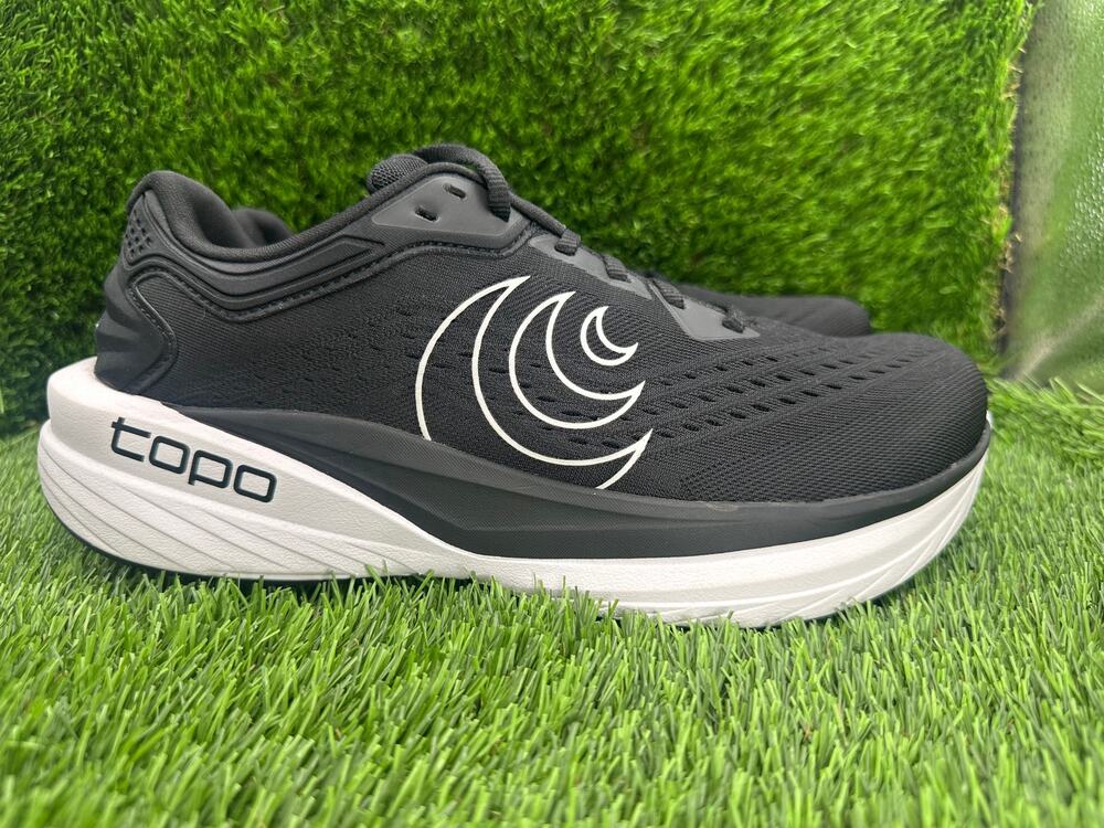 Topo Athletic Phantom 4 Athletic Sneaker Women's 9 Black Mesh Training Running